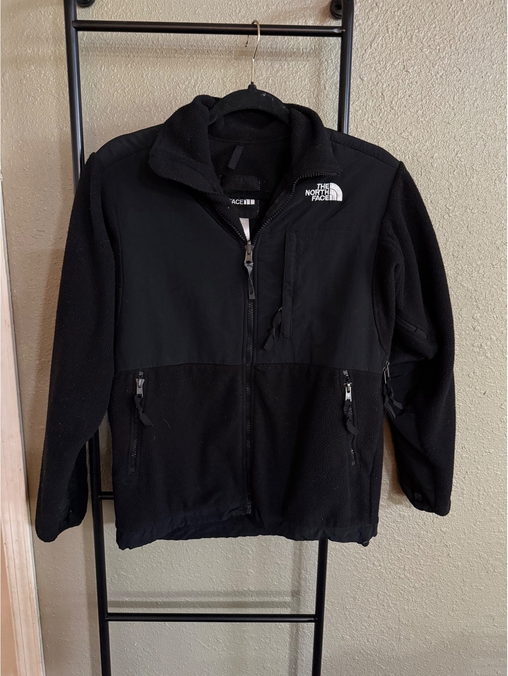 The North Face Women's Fleece Jacket Size XS Black Long Sleeve Zip-Up